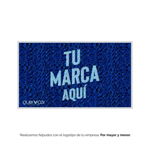 felpudo-con-logo-azul-marino