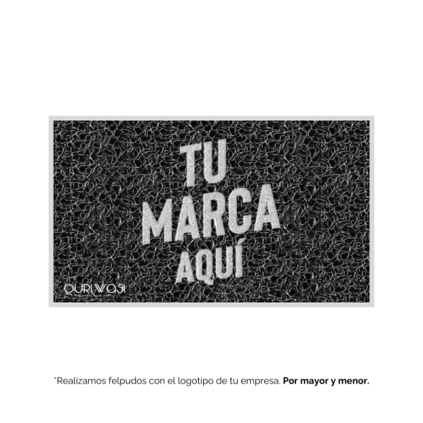 Felpudo con Logo Gris Claro – Personalizado