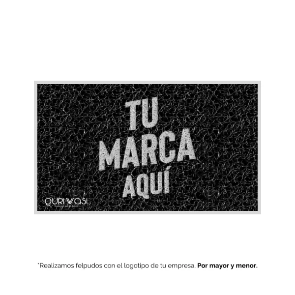 Felpudo con Logo Gris Oscuro – Personalizado