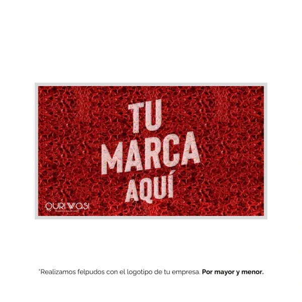 Felpudo con Logo Guinda – Personalizado