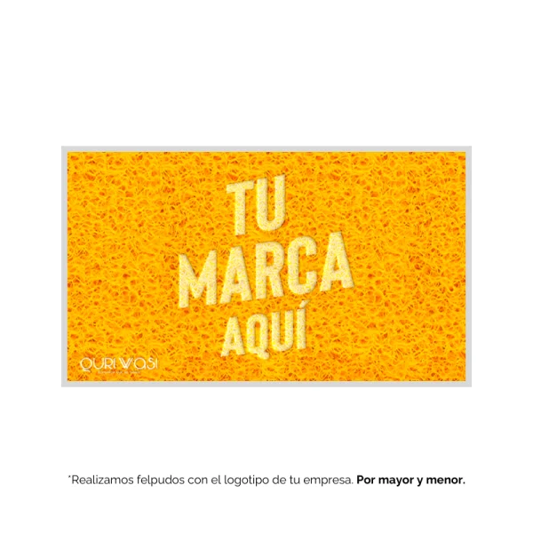 Felpudo con Logo Amarillo | Quri Wasi