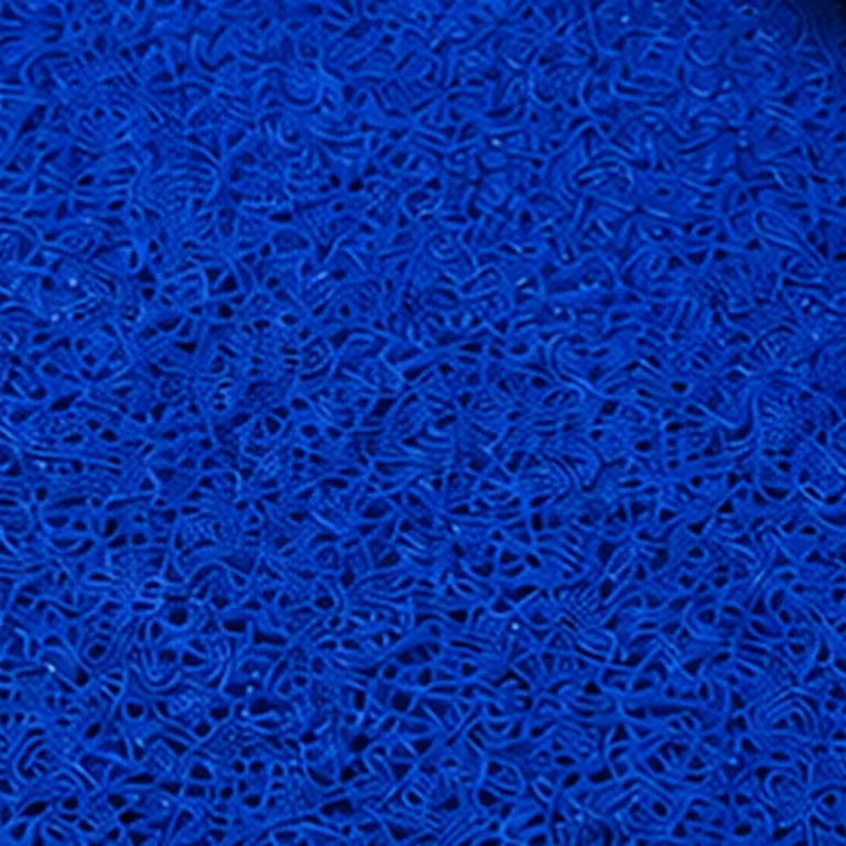 Rollo de felpudo atrapamugre azul de 12 mm, medida 1.20 × 12 m