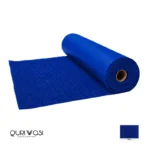 Rollo de felpudo atrapamugre azul de 12 mm, medida 1.20 × 12 m