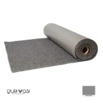 Rollo de felpudo atrapamugre gris claro de 12 mm, medida 1.20 × 12 m
