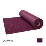 Rollo de felpudo atrapamugre guinda de 12 mm, medida 1.20 × 12 m